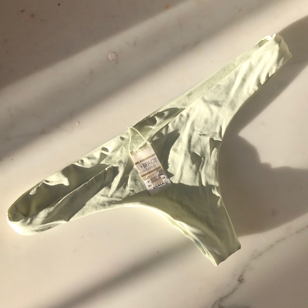 LSpace mint green bikini bottom